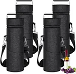 Padded Design: the portable design allows for easy carrying while the PE foam padding offers additional protection; Aside from its primary function of carrying wine, it is also multifunctional, you can use these insulated wine bags for other uses as well
